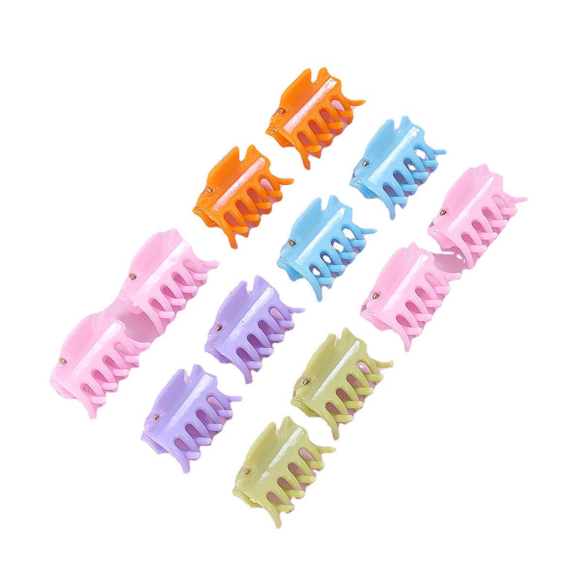 Clip de pelo pequeño para niños clip de oreja color caramelo flequillo clip horquilla tamaño pequeño clip de pelo accesorios de cabeza