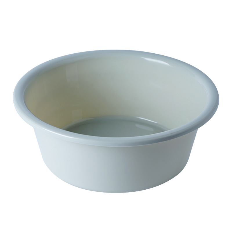厂家圆形家用脸盆可印LOGO加厚加大加深洗脸盆洗菜洗脸塑料盆批发|undefined