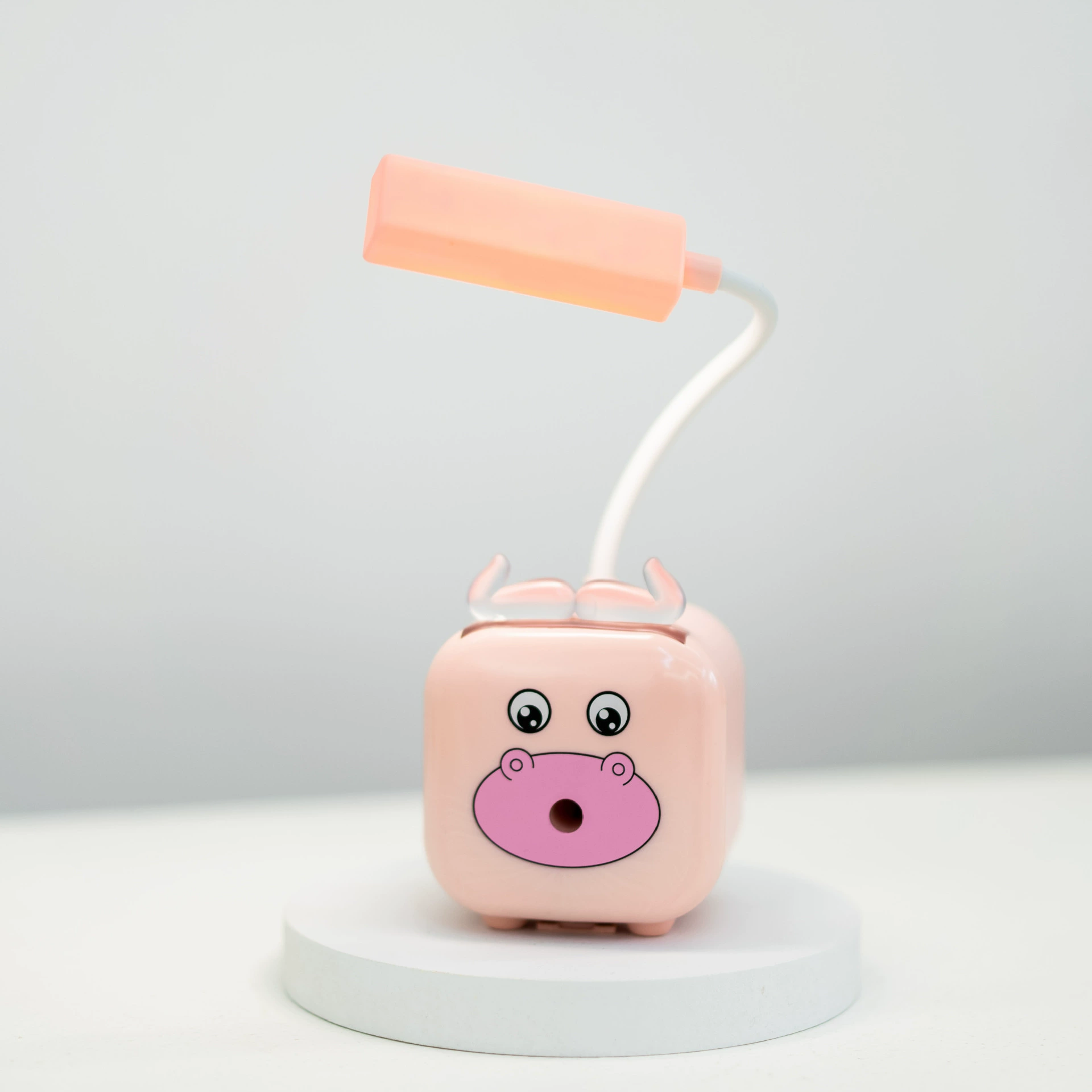 Creative table lamp charging, pens holder, sharpener for students, cute lights, Birthday gift
