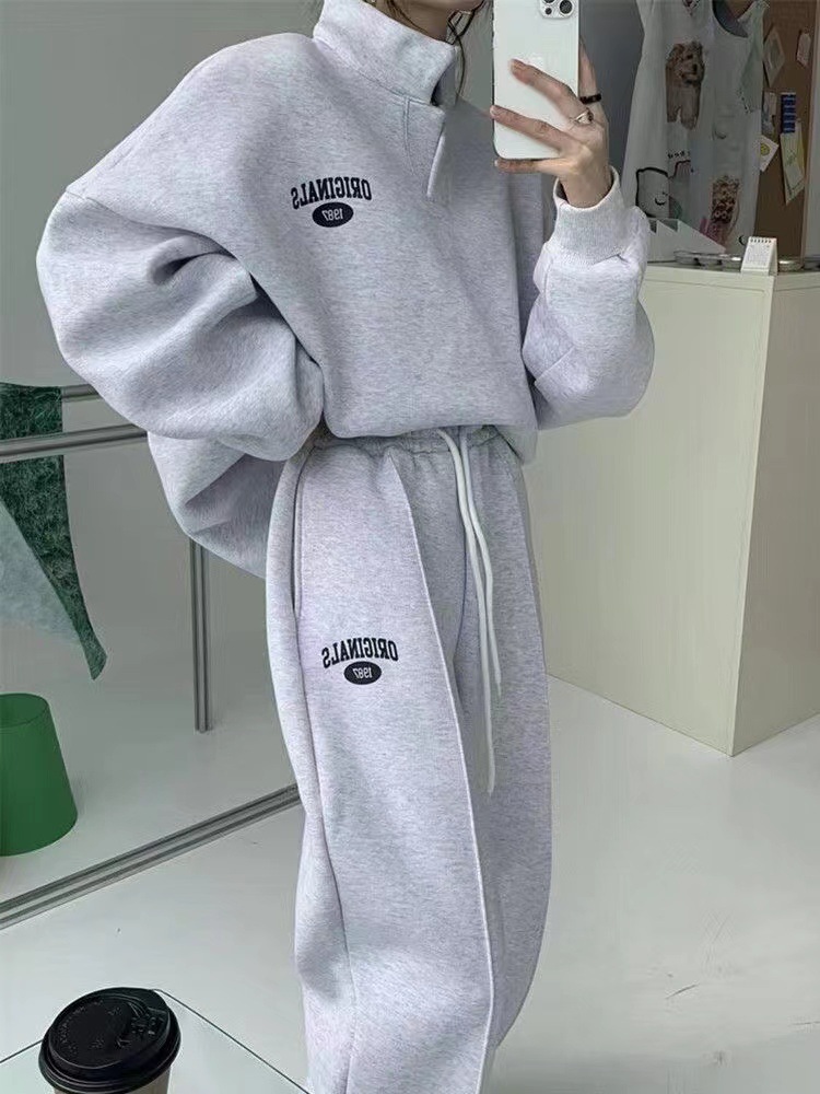 Completo sportswear donna due pezzi casual tuta da jogging_voghion.com