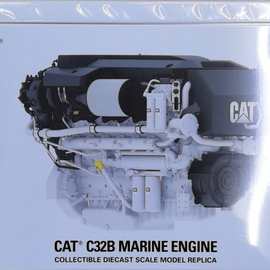 1:12 1/12 卡特CAT C32B MarineEngine 发动机 轮机 合金机械模型