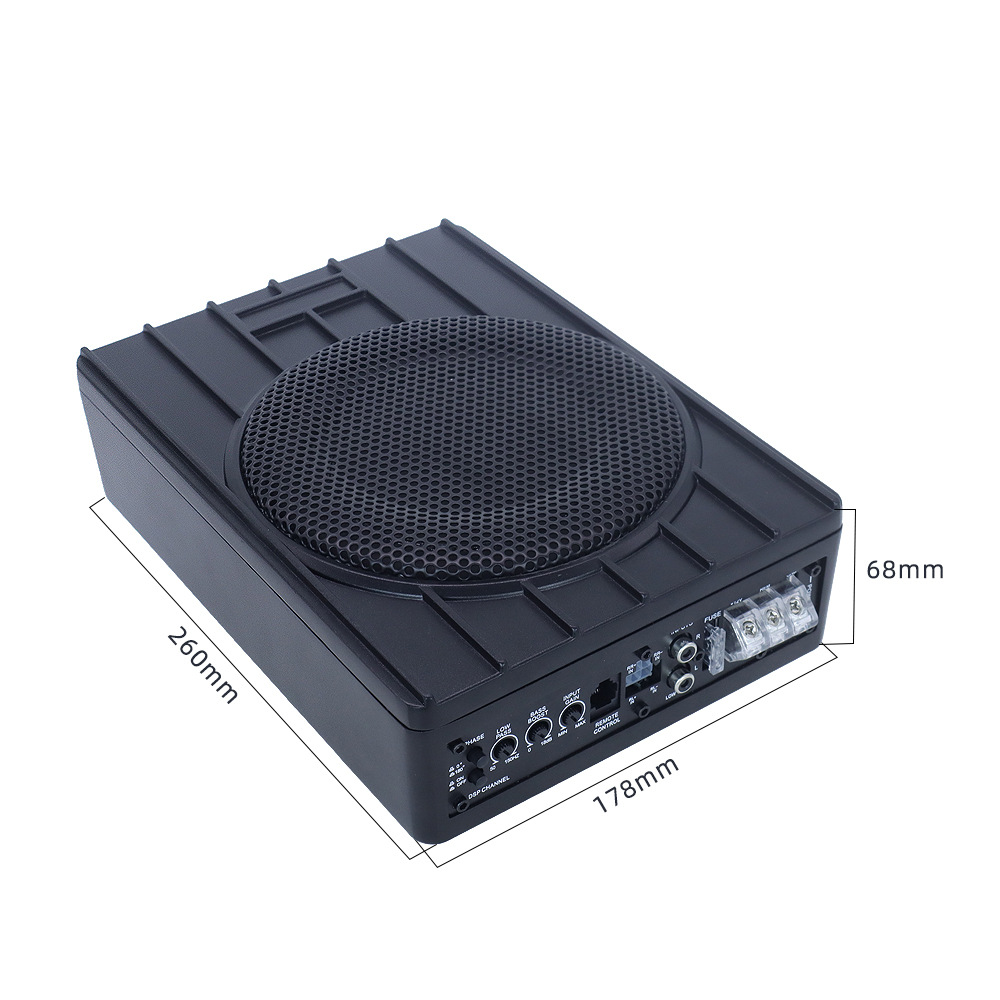 New 6.5inch Ultra-Thin Subwoofer 12V Car Audio Subwoofer Pure Subwoofer with Power Active Subwoofer