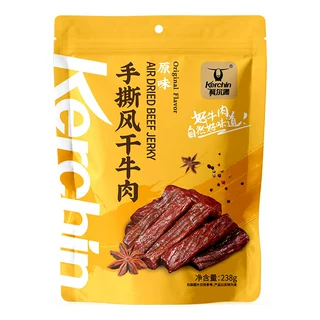 内蒙古科尔沁牛肉干手撕风干牛肉干238g袋 牛肉干零食厂家批发