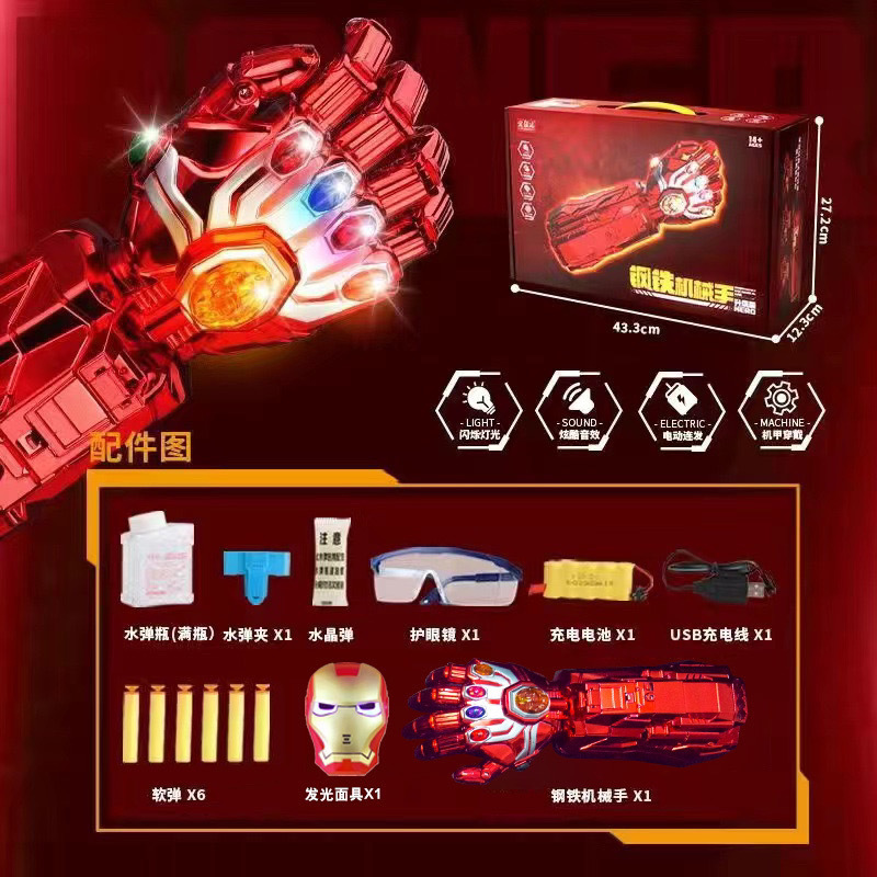 강철손 업그레이드 버전 + 야광 마스크