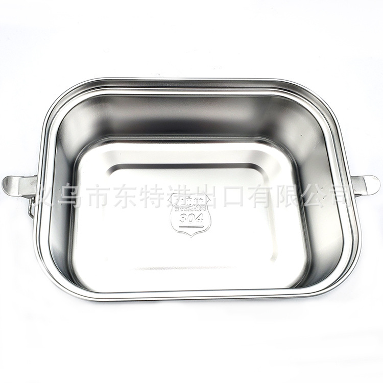 Factory direct sales of stainless steel 304 lunch boxes, individual meal boxes, retro lunch boxes and bento boxes detail image 10