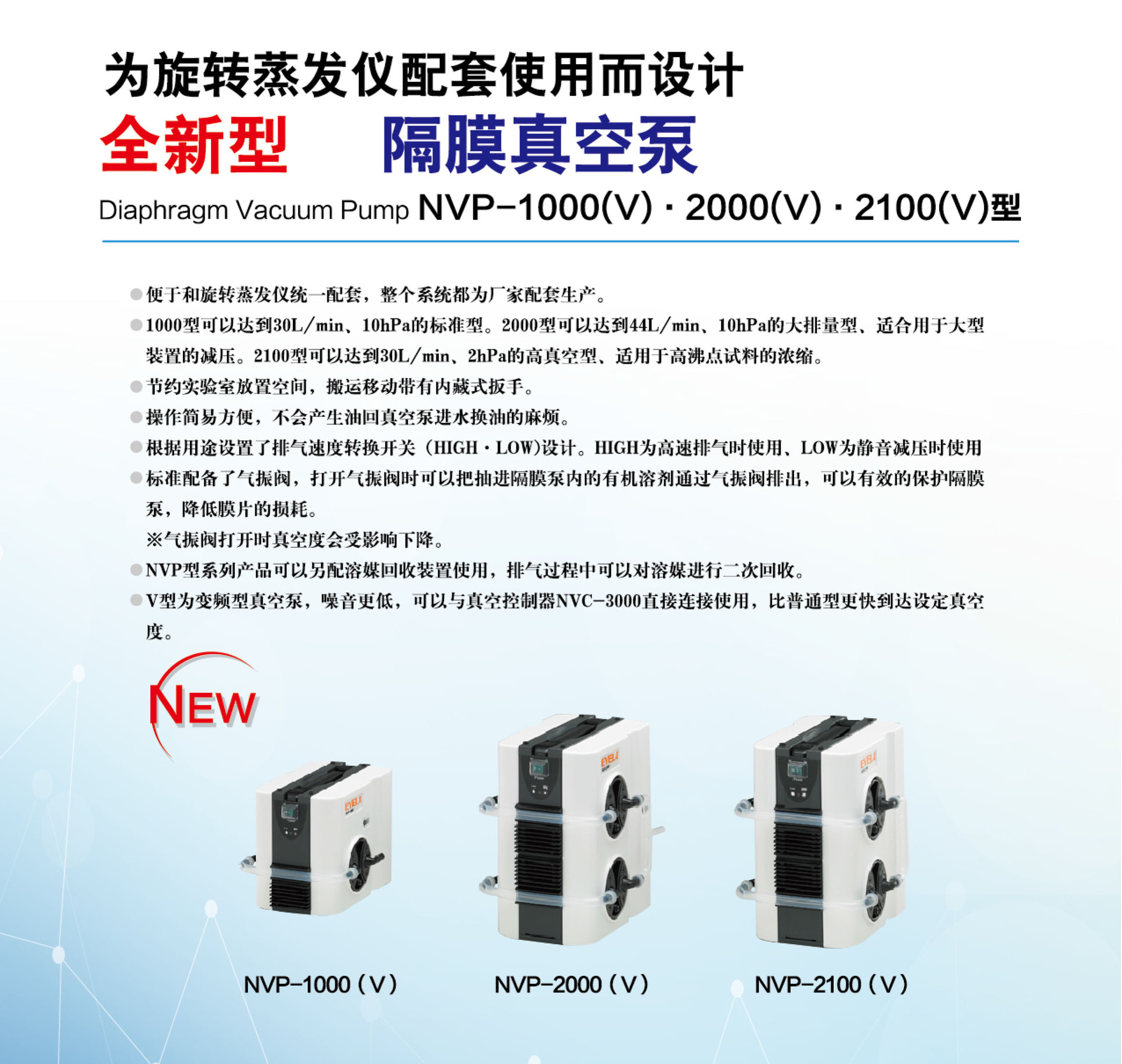 东京理化隔膜真空泵-1