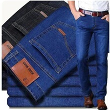 L 41580 Men's Elastic High Waist Jeans ����ţ��ѝ