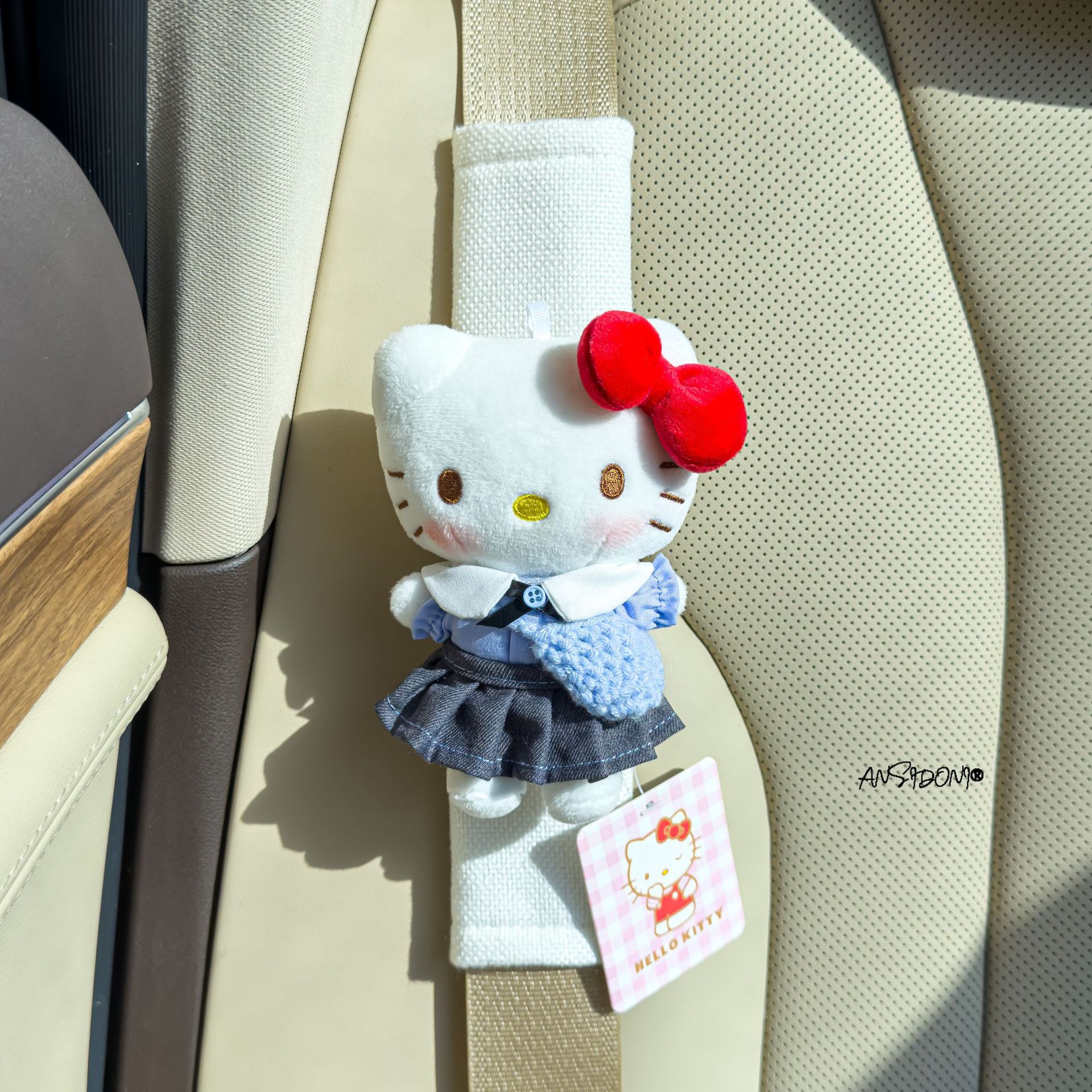 Hellokitty Car Seat Belt Shoulder Pads Car Seat Belt Decoration Children's Anti-Wear Clothing Shoulder Pads