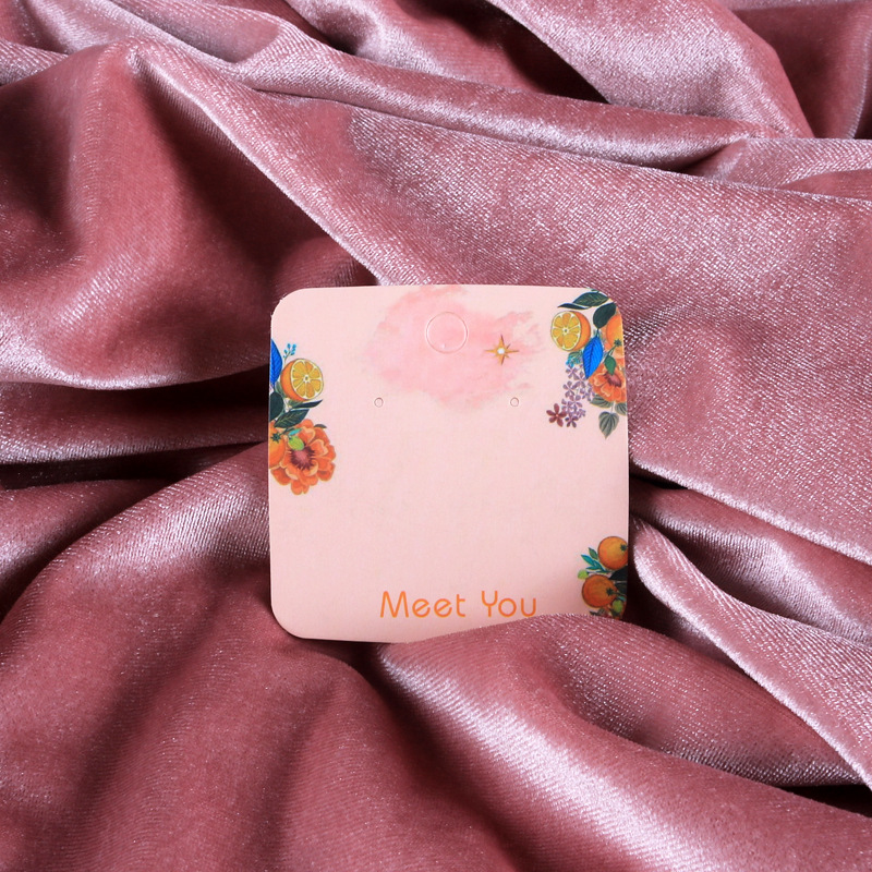 1 Piece Quantity Daily Occasion 1 Piece Fashion Solid Color Paper Jewelry Packaging Bags