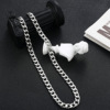 Universal brand necklace stainless steel hip-hop style, accessory, simple and elegant design, internet celebrity