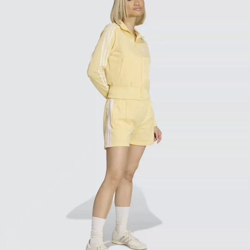Summer new striped sports casual pants, classic style, pure cotton zipper shorts for women, elastic and quick-drying sports casual wear Summer new striped sports casual pants, classic style, pure cotton zipper shorts for women, elastic and quick-drying sports casual wear