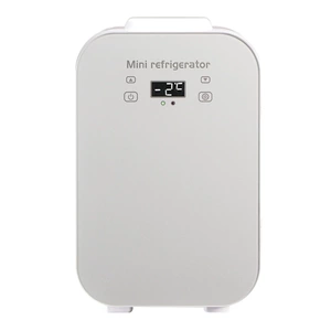 Single-core Digital Display 8L Car Home Dual-use Refrigerator Small Dormitory Home Car Beauty Mini Cold and Warm Mini Refrigerator