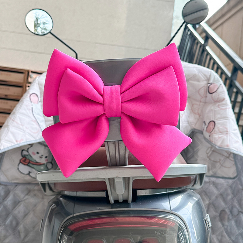 Decoration Bow | Aima Auto Parts and Accessories - rose-red-with-non-marking-glue