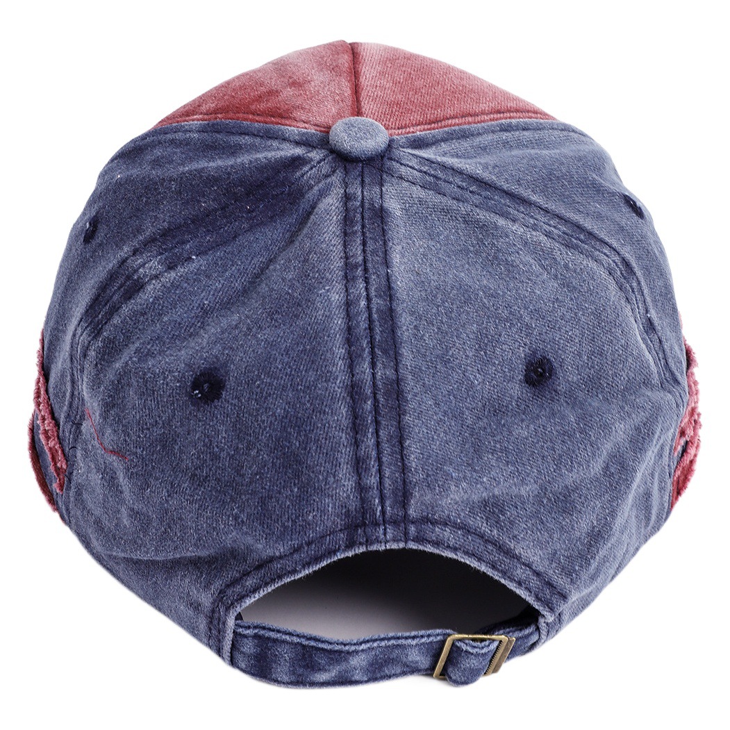 Sombrero de 1969 vintage lavado letras apenadas bordado rasgado gorra enarbolada personalidad de los hombres de moda gorra de béisbol sombrilla femenina