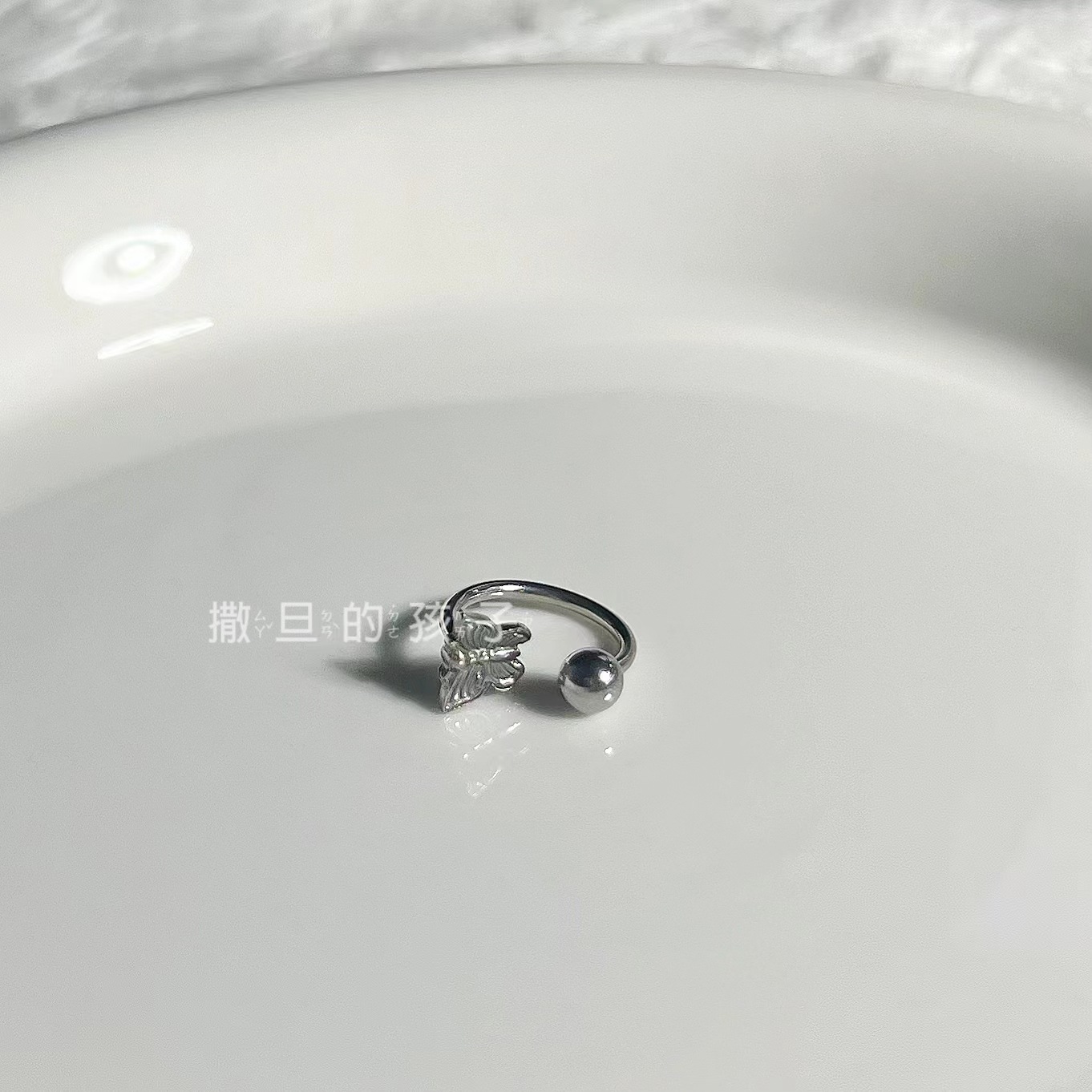 16G Titanium Steel C Ring Butterfly Lip Ring Lip Piercing Jewelry Wholesale Sweet Cool Style detail image 4