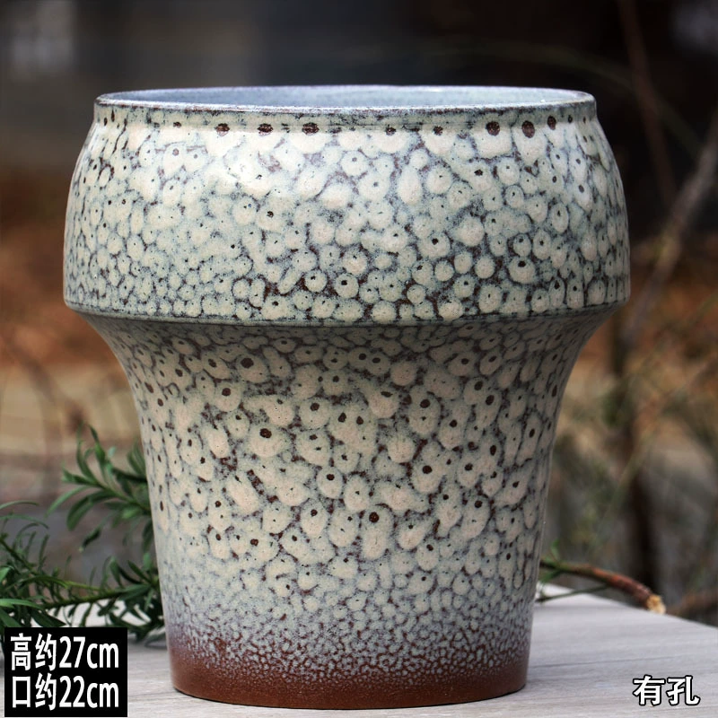 Breathable high boots, ceramic big flowerpot