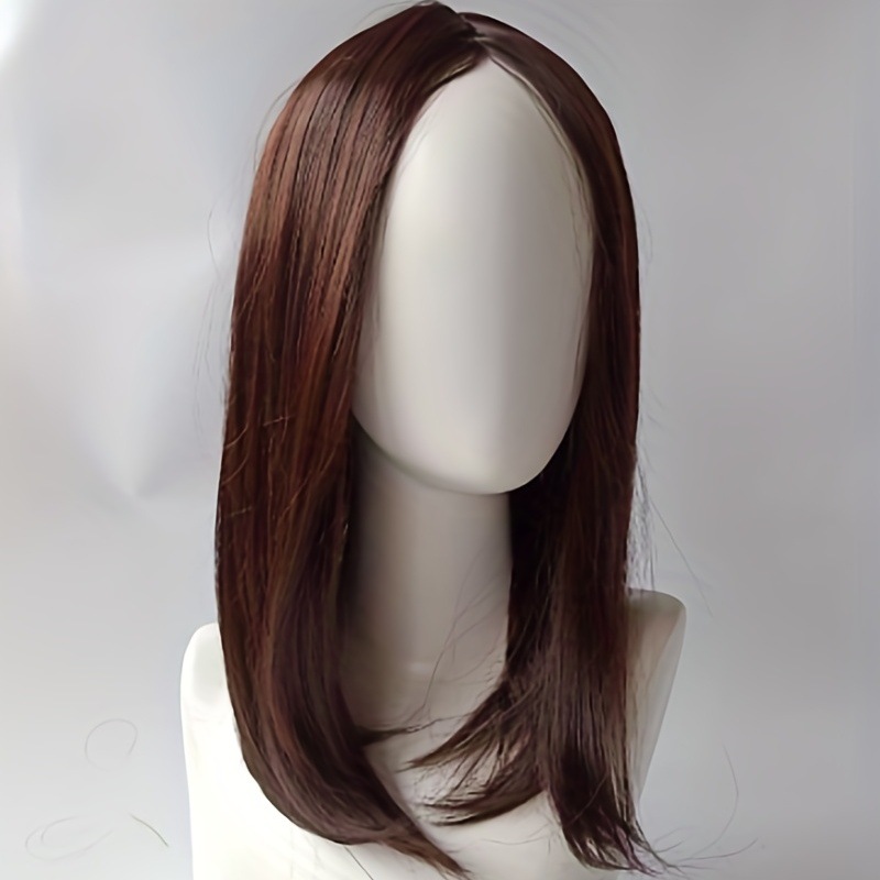 AliExpress transfronterizo cabello corto completo peluca fuente de fábrica estable al por mayor cabello recto aire de moda franjas