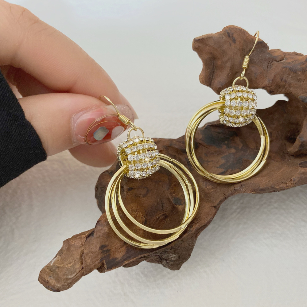 Boucles d oreilles en alliage - Ref 3446934 Image 3