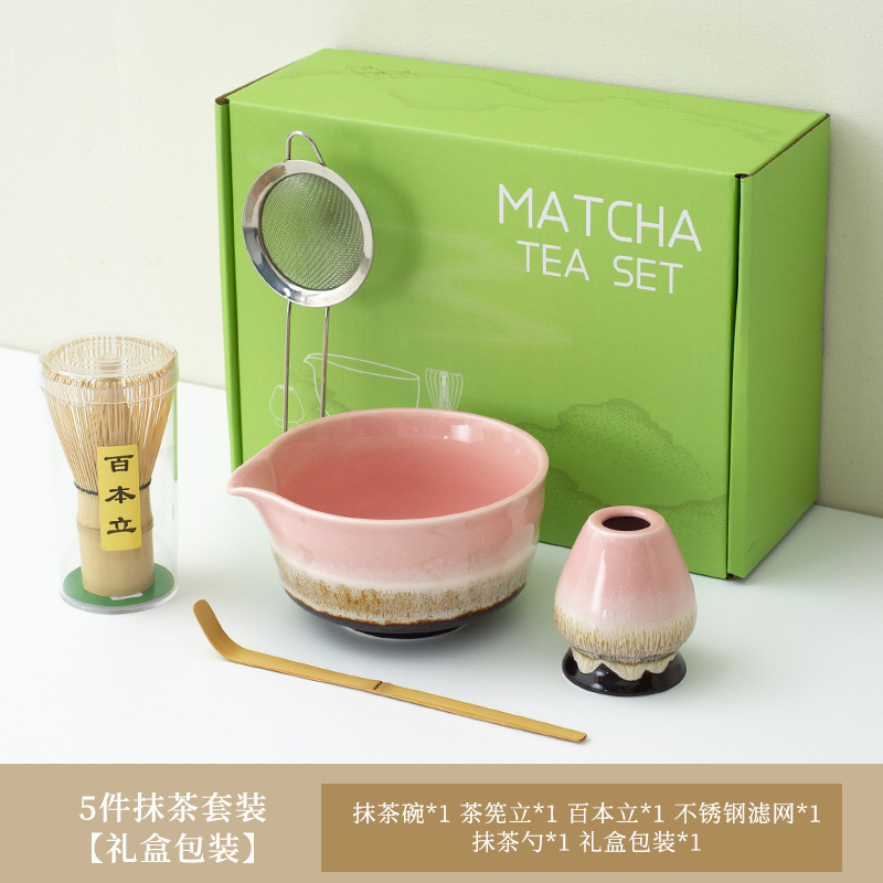 工場直販 陶器抹茶茶碗 抹茶セット 和風抹茶茶碗 注ぎ口付き茶筅 ヤオディアン バイベンリ茶筅|undefined