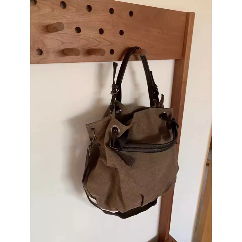 Japanese Style Retro Tooling Bag Trendy Brand Canvas Bag Large Capacity Commuter Shoulder Crossbody Bag Student Portable Tote Bag Japanese Style Retro Tooling Bag Trendy Brand Canvas Bag Large Capacity Commuter Shoulder Crossbody Bag Student Portable Tote Bag