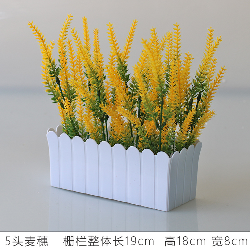 Flor artificial jardín de flores de plástico traje de valla de flores artificiales decoración de la ventana interior y exterior decoración floral decoración de la Mesa maceta flor