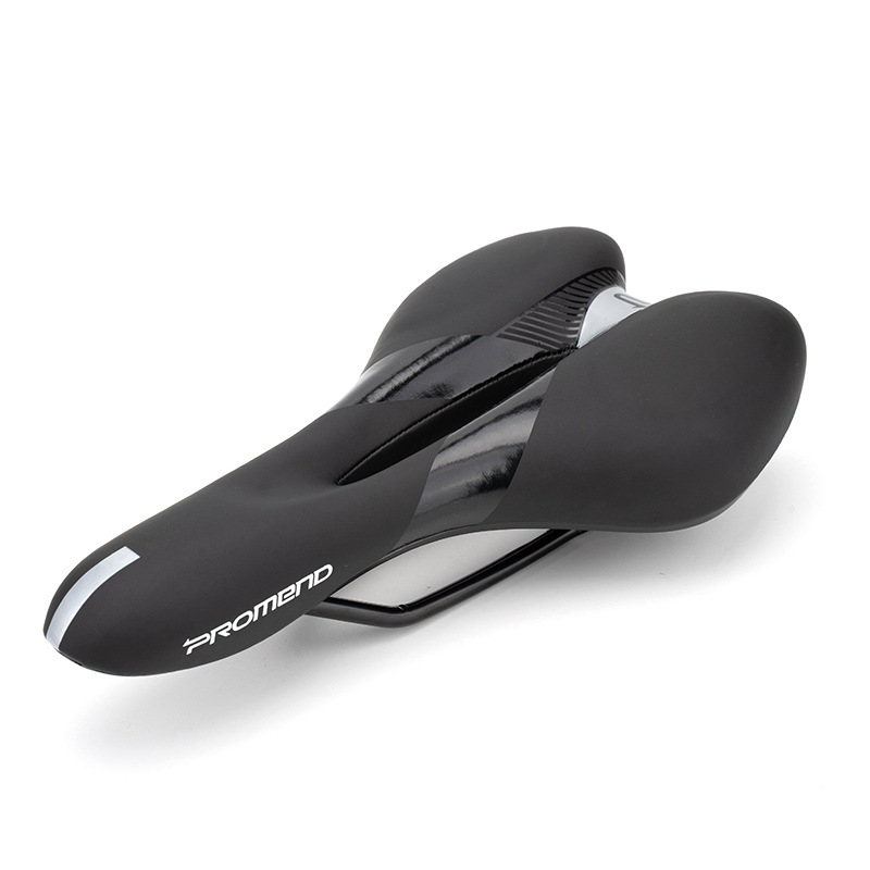 PROMEND cojín de la bicicleta incorporado de silicona cómodo hueco transpirable amortiguador de la bicicleta de montaña cojín del asiento equipo de equitación