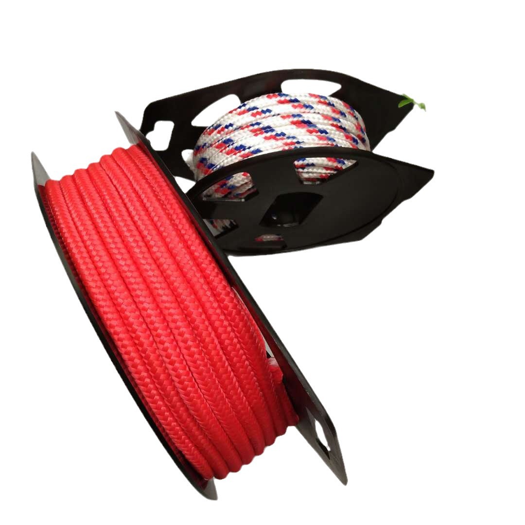 涤纶花色包芯绳 6mm-10mm编织圆绳 彩色丙纶户外捆绑绳耐温晾衣绳