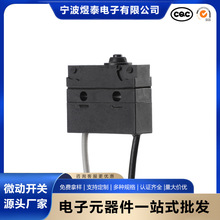Unionwell微动开关厂家供G905系列电动玩具水枪微动开关带2线加工