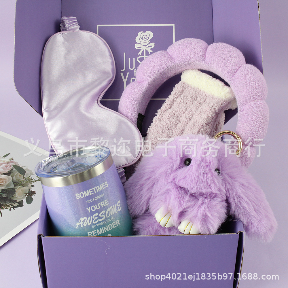 Amazon Hot Sale Gift Set Set Lavender Purple Gift Set para regalos de cajas de regalos de mujeres
