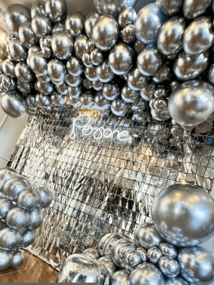 5 Zoll 10 Zoll 12 Zoll Metallic Silber Latex Ballon Haufen Silber Kombination Geburtstag Hochzeit Party Dekoration_voghion.com