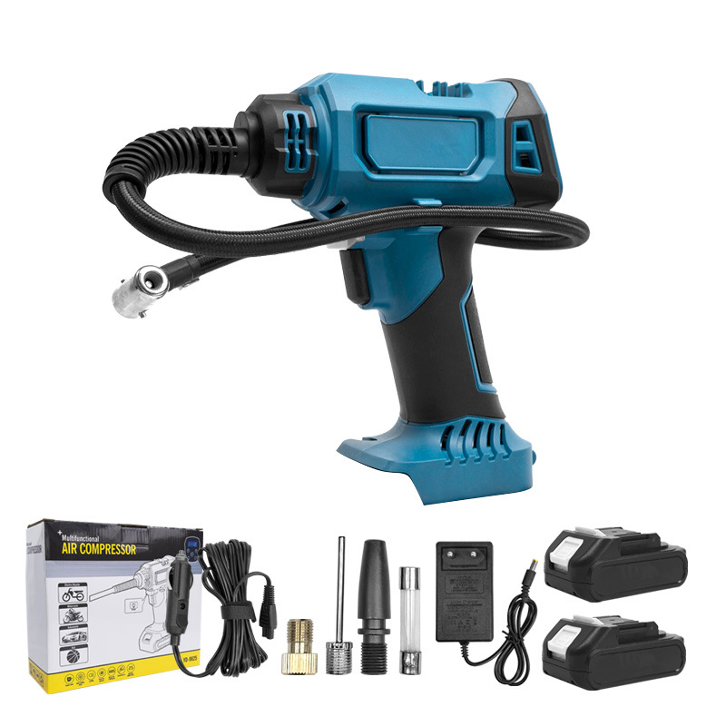 Bomba de aire inalámbrica transfronteriza montada en el vehículo multifuncional neumático de coche al aire libre bomba de aire eléctrica hogar bomba de aire conveniente