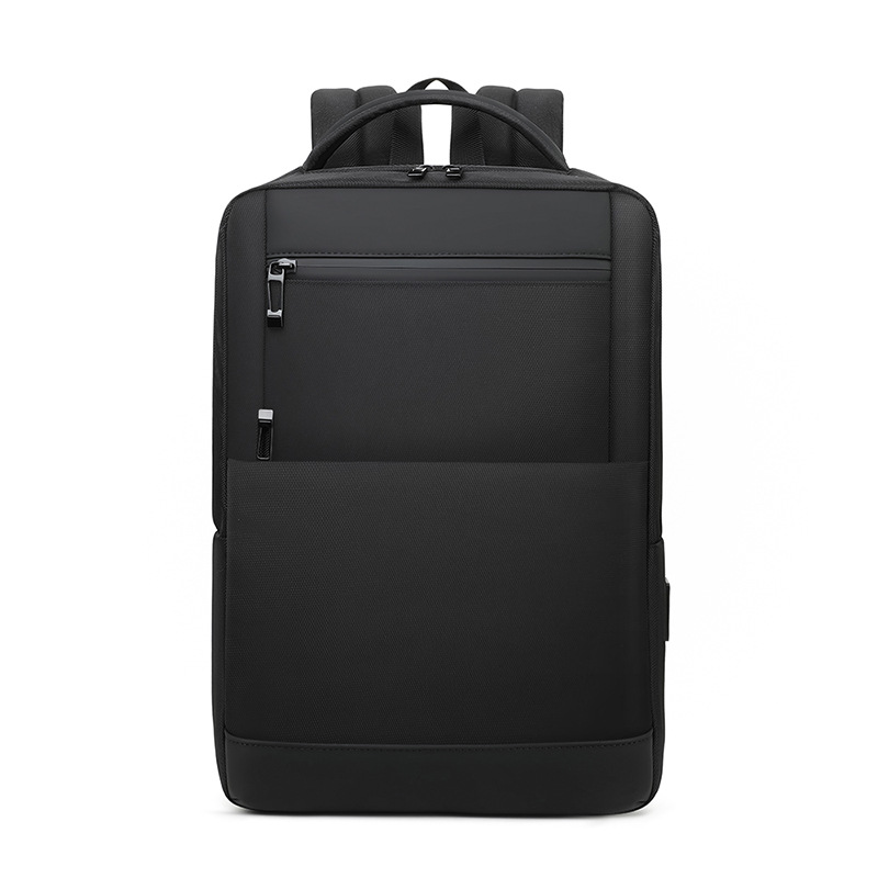 Mochila de negocios para hombres, tracción de gran capacidad, mochila de viaje USB, mochila de viaje portátil a prueba de rociadores.