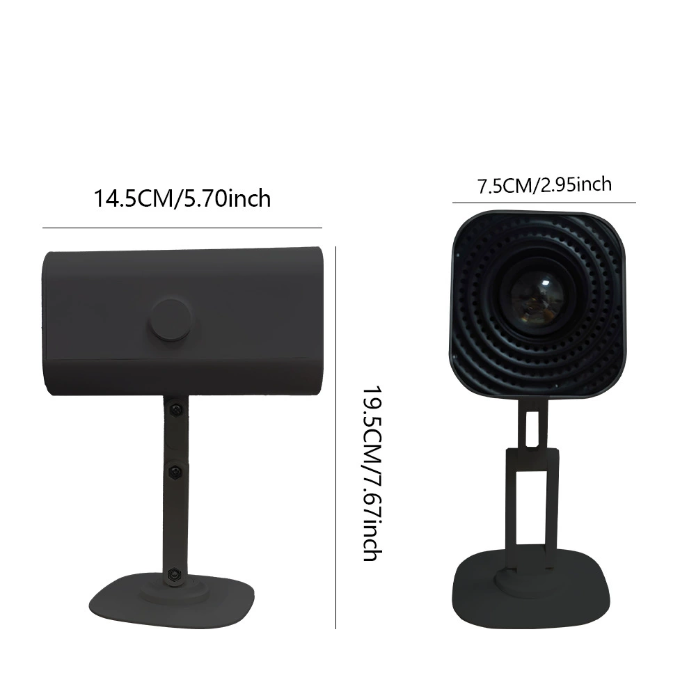 Мини-проектор M7, проводной/беспроводной, зеркирование по Wi-Fi, регулируемая стойка, портативный ЖК-проектор для проекции