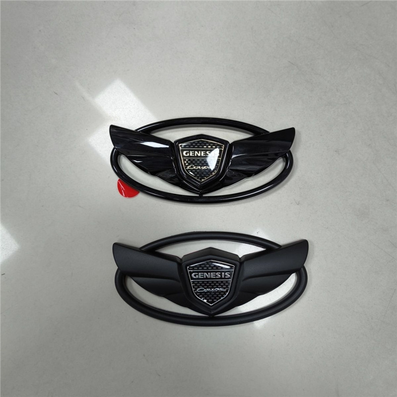 Suitable for Modern Genesis Coupe Modified Car Logos, Black Wing Logo, Front and Rear Car Logos for the Coupe Modification