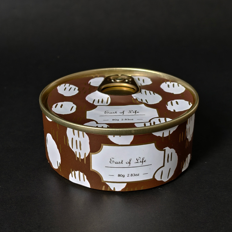 Hecho a mano cera de soja hierro puede aromaterapia vela al por mayor personalizado creativo hojalata fragancia con regalo de mano puede vela image 11
