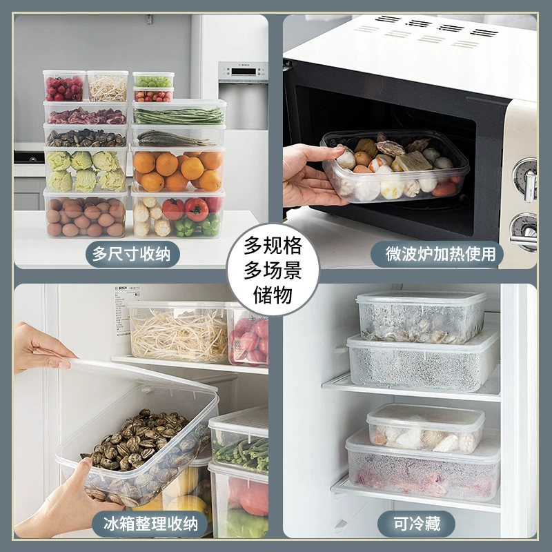 Cooled storage box for home use, plastic lunch box