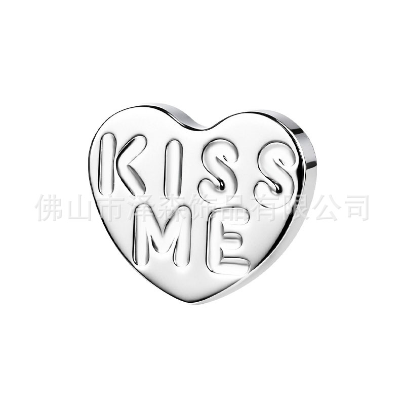 F136 Titanium Heart Letter Tongue Stud Lip Stud Ear Bone Stud Body Piercing Jewelry SUCKIT detail image 9