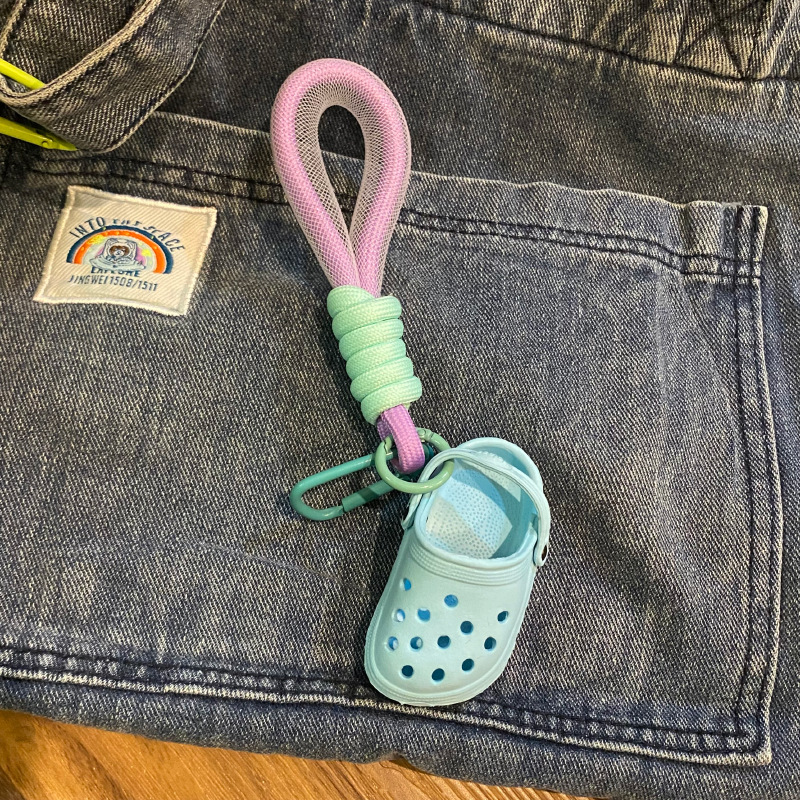 Plastic, Cotton Material Shoe Pattern Streetwear Shoe Plastic Cotton Women's Bag Pendant Keychain