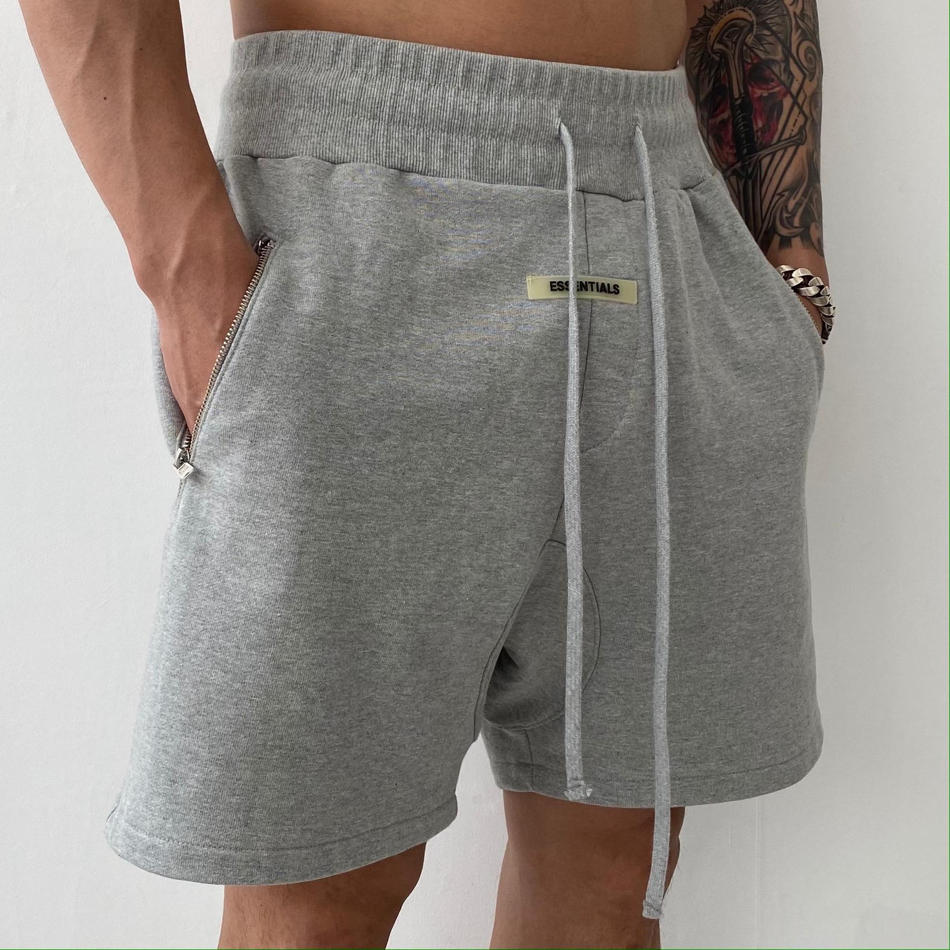 Men's Daily Hip-hop Solid Color Knee Length Baggy Shorts display picture 1