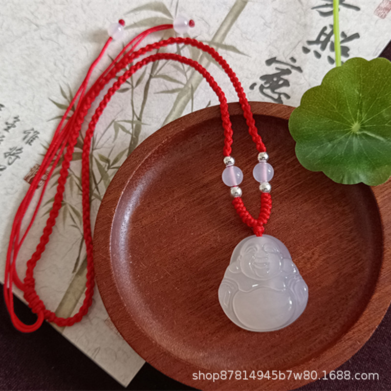 홍줄을 든 옥수불(27*25mm)