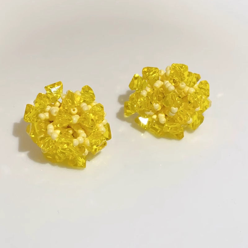 Yellow crystal ball #103