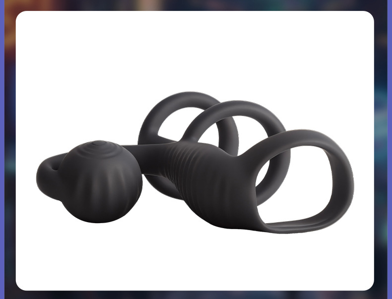 Remote-Control Scorpion Vibrating Double Cock Ring with Triple Locking Fit — detail image 19
