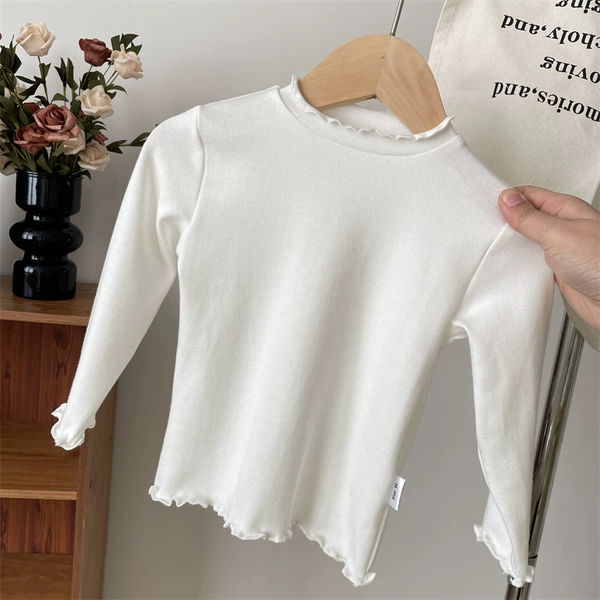 Patchwork close edge bottoming shirt
