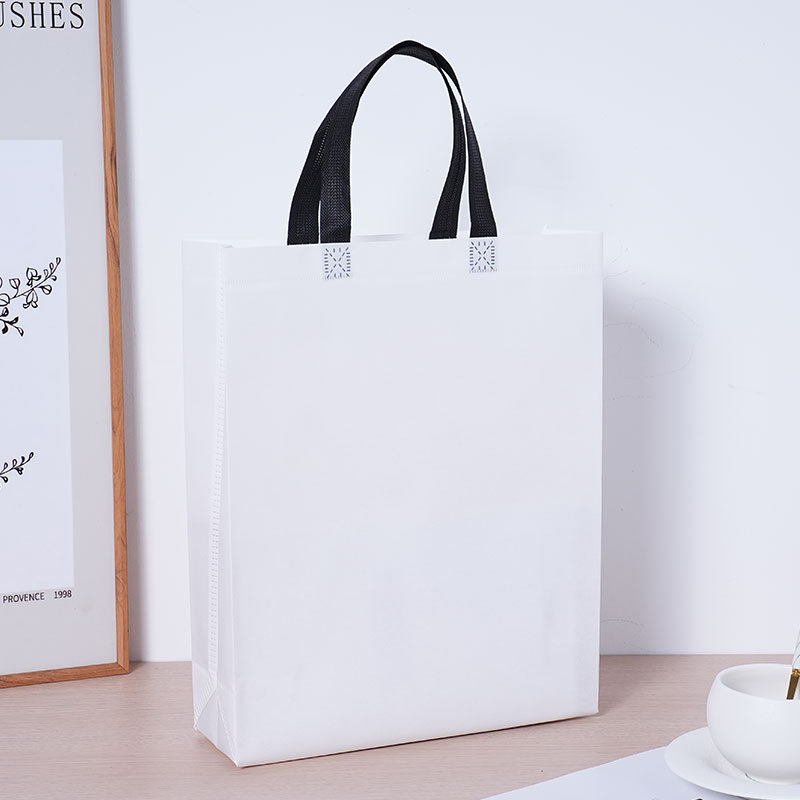 Bolsas de tela no tejida recubiertas de alta calidad logotipo personalizado bolsas de mano tienda de ropa ropa bolsa de compras tienda de zapatos personalizada tela no tejida