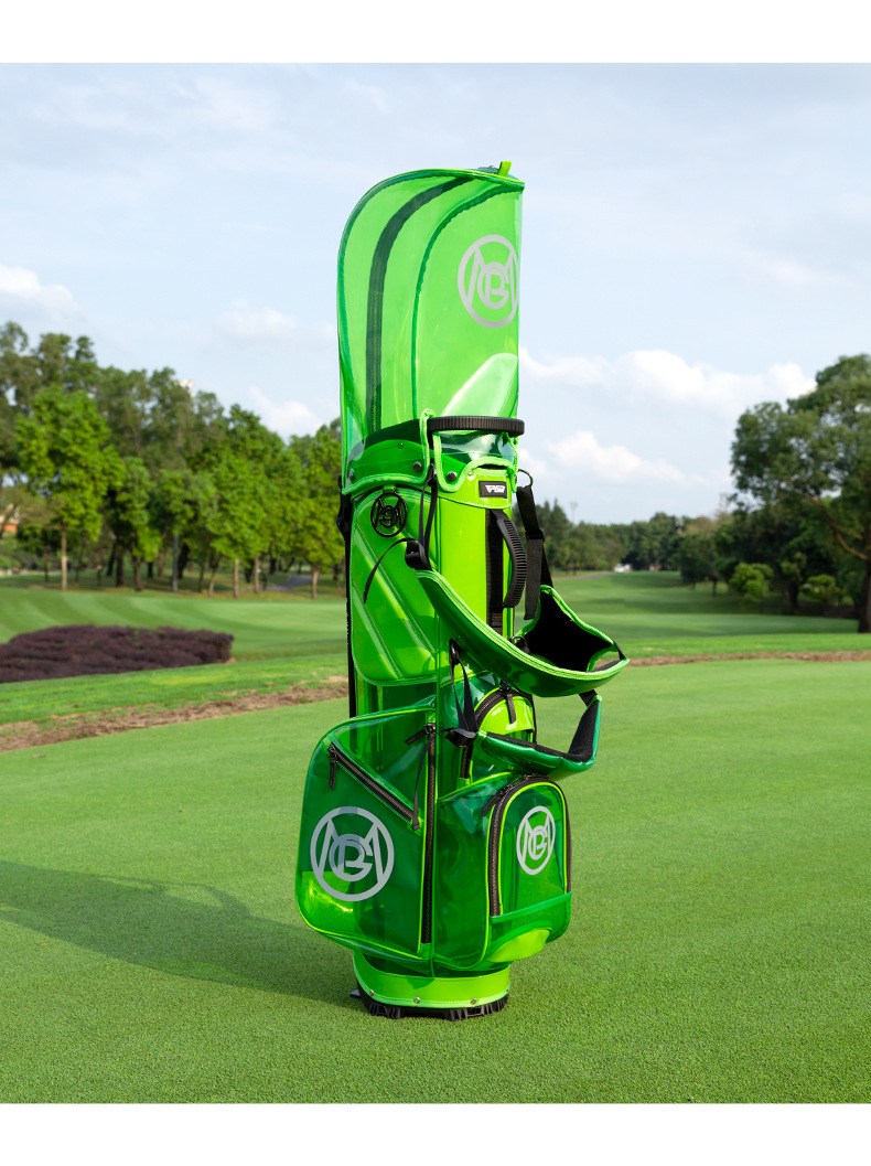 Túi đựng gậy golf PGM trong suốt chống nước, kiểu dáng Hàn Quốc, 127x31x36 cm — Túi bóng giá đỡ QB131 tùy chỉnh chi tiết 9