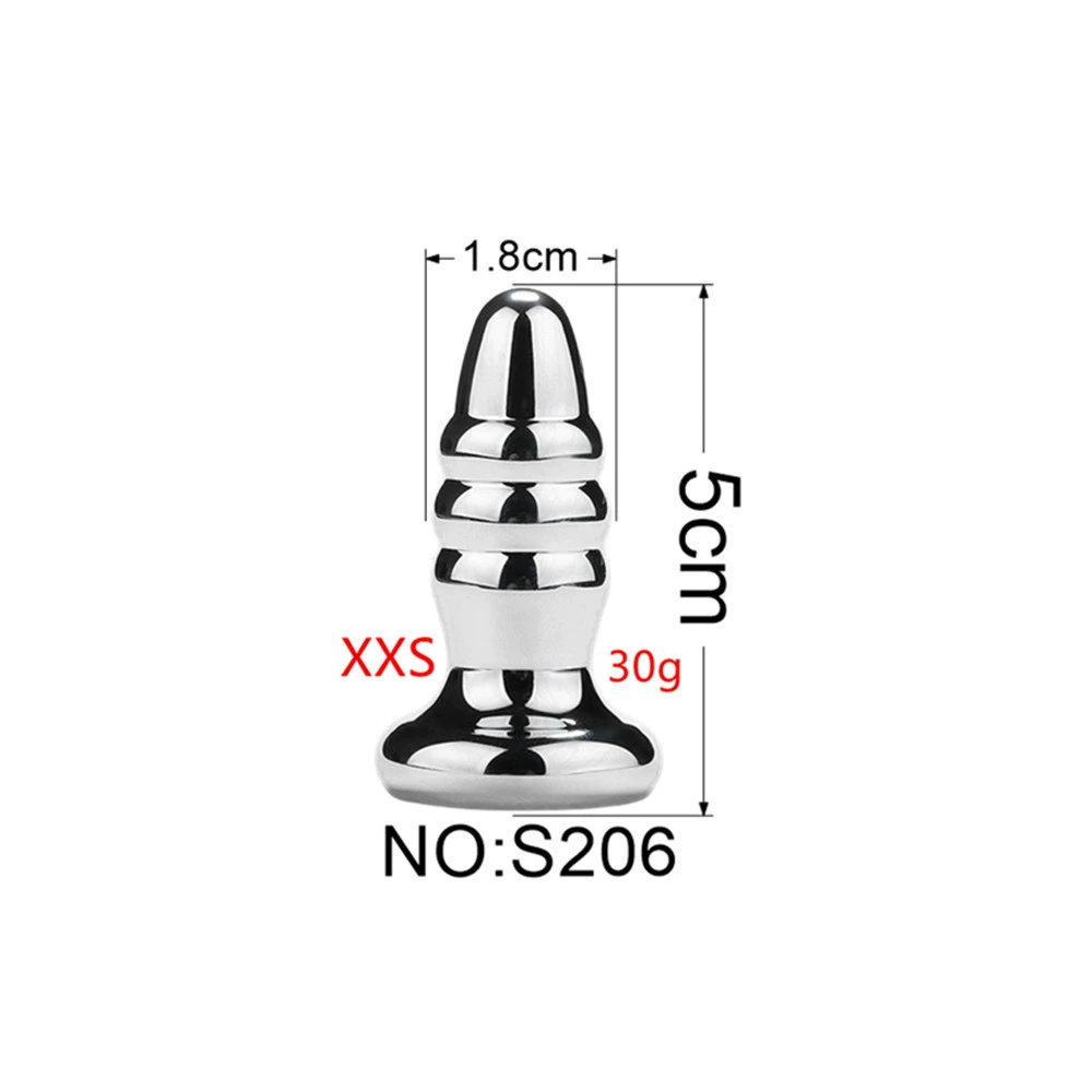 Detachable Anal Plug Heads, Silicone & Metal Options, Multiple Shapes and Sizes