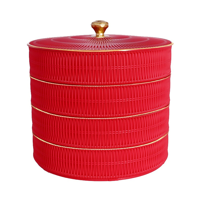 Casamiento multi-capa, caja de dulces de bodas, decoraciones de bodas, platos de bodas, decoraciones de bodas