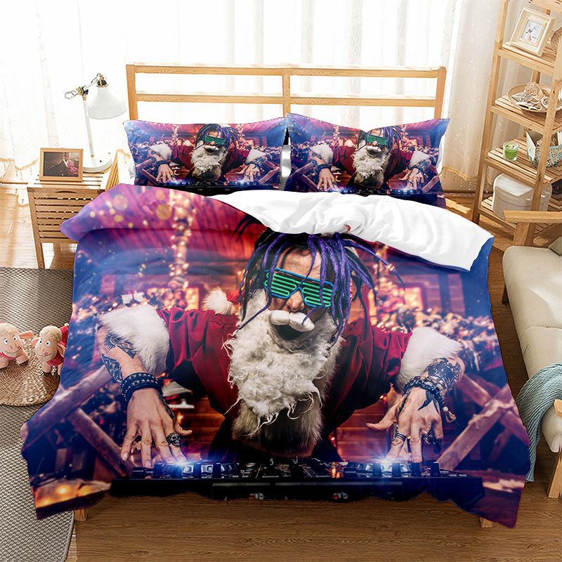 Nuova collezione natalizia Copripiumino in 3 pezzi, set opaco da 4 pezzi, set da 2 pezzi personalizzabile_voghion.com