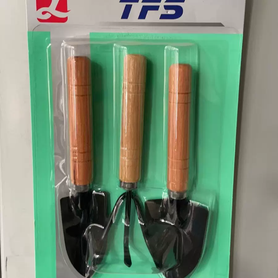 吸卡园艺工具三件套养花耙子装种花多肉小铲子工具小铁锹盆栽用品