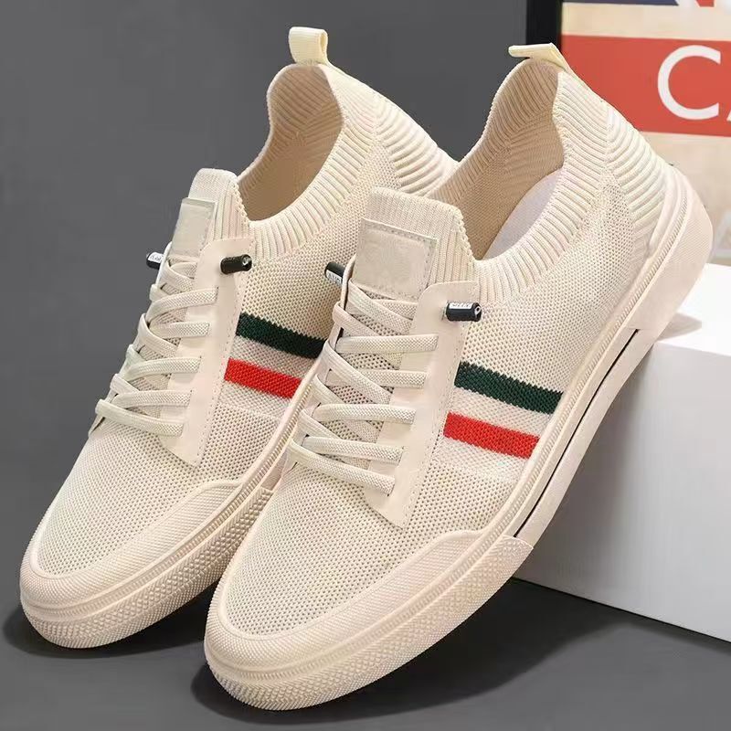 New Slip-On Men's Shoes Summer Thin Trendy Shoes Knitted Mesh Shoes Men's Summer Casual Non-Slip Versatile New Style New Slip-On Men's Shoes Summer Thin Trendy Shoes Knitted Mesh Shoes Men's Summer Casual Non-Slip Versatile New Style
